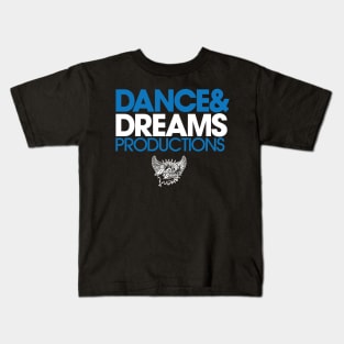 Dance & Dreams Productions Stacked Type Kids T-Shirt